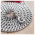 thumbnail image 3 of Correa de metal para perros (180 cm) Correa de cadena antifricción para perros Mango de espuma Diseño antidesgaste Correa de cadena para perros pequeños, medianos y grandes -, 3 of 4