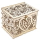 thumbnail image 4 of Caja para tarjetas de boda con candado y letrero para tarjetas, caja de madera para tarjetas de regalo, caja de dinero para recepción, aniversario de bodas, baby shower, cumplea?os, fiesta de graduaci Ecomeon no, 4 of 6