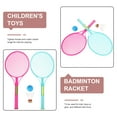 thumbnail image 5 of OFFIGAM Badminton Toy Racket Shape Tighten Thread Widen Racket Range for Kids Outdoor Sports Activity 1 Set, 5 of 5