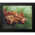 thumbnail image 2 of Van Gogh, Vincent 14x12 Black Modern Framed Museum Art Print Titled - Crab On His Back, 2 of 5