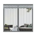thumbnail image 1 of 1 Anti-mosquito screen window magic adhesive solid color whole piece (gray) household breathable sand window, 1 of 5