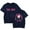 NavyBlue, variant on Junior H Merch Sad Girlz Summer Unisex Short-sleeved T-shirt Fashion Printed Casual Stylish Design Y2K Tee