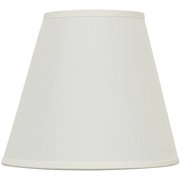 Mainstays White Texture - Medium Mod Drum Lamp Shade- 13 Inch Wide by 9 ...