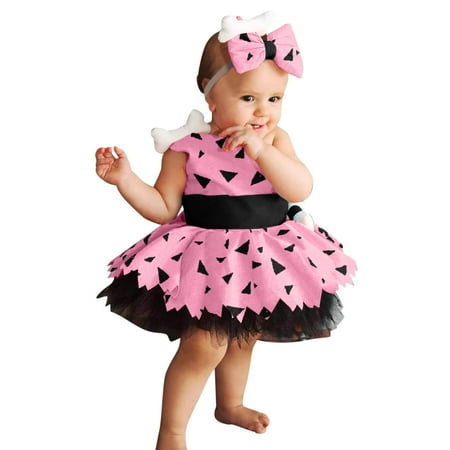 

Little Girls Winter Dresses Toddler Kids Caveman Girls Dog Bones Historical Cavegirl Mesh Tulle Dress Princess Outfits Baby Girl Outfits