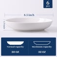thumbnail image 2 of Y YHY Porcelain Bowls Six White 30oz, 2 of 6