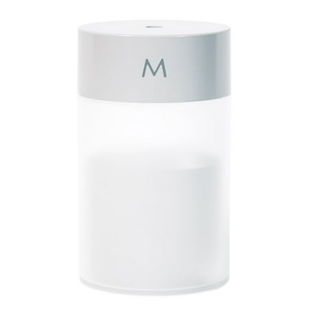 

Mini Air Humidifier Portable USB Diffuser Desktop Air Diffuser with Colored Night Light Car Office White