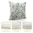 thumbnail image 4 of Nawypu Sage green Australian Eucalyptus Watercolor Botanical Leaves Australianiana Eucalyptus leaves in watercolour Throw Pillow Covers Sofa Pillowcase Car Square Throw Pillowcases Home Decoration, 4 of 5