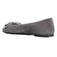 thumbnail image 3 of YDN Women Classic Bowknot Round Closed Toe Ballet Flats Slip On Pumps Low Heel Simple Dressy Casual Soft Shoes Size 7 Gray, 3 of 4