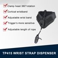 thumbnail image 2 of Accesorios de tiro con arco TP415 TP415 Compuesto Liberación de arco ajustable Correa de muñeca negra Gancho y bucle Sujetador Caza Probador Tiro Methold OD010907-00, 2 of 7
