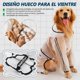 thumbnail image 2 of Impermeable para Perro, Chaqueta de Lluvia Ajustable con Capucha Transparente de Doble Capa, 2 of 4