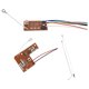thumbnail image 2 of Placa receptora de transmisores de Radio RC, circuito PCB de 40MHz, repuestos modificados DIY, 4 canales DC 3-4,5 V para modelos de camiones, coches, 2 of 9