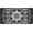 Ethnic Mandala Boho Black, variant on American Flag Modern Design Vanity Plate Cover, Novelty Car Tag, Aluminum, 4-Hole, 6 x 12 Inch