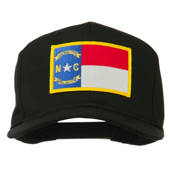 Eastern State North Carolina Embroidered Patch Cap - Black OSFM