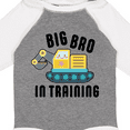 thumbnail image 4 of Inktastic Big Bro in Training with Bulldozer Boys Long Sleeve Baby Bodysuit, 4 of 5