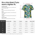 thumbnail image 4 of Rocae Tropical Floral for Men's Moisture-Wicking Crew Tee - T-Shirt for Sports, Outdoor Activities, and Casual WearMedium, 4 of 9