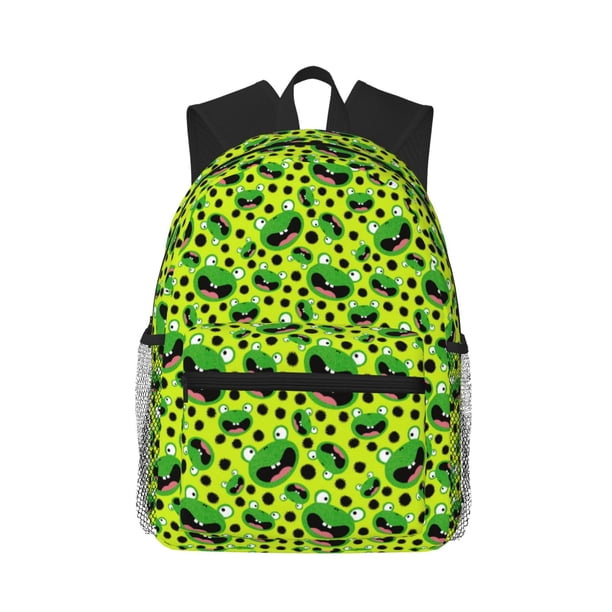 Disketp Frogs Mochila Ligera Clásica con Múltiples Bolsillos, Mochila Casual para Hombre y Mujer, Ideal para Escuela, Trabajo y Viajes