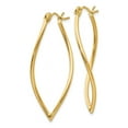 thumbnail image 2 of 14k Polished Fancy Hoop Earrings, 2 of 3