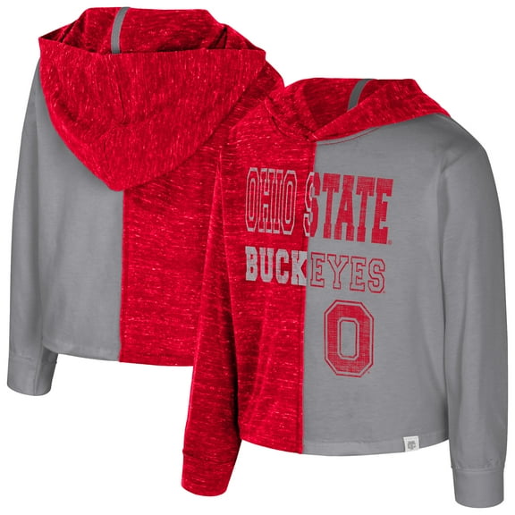 Toddler Colosseum Scarlet Ohio State Buckeyes Gals Knit Hoodie