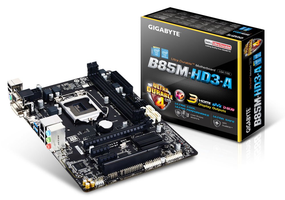 Gigabyte Ultra Durable 4 Plus GAB85MHD3A Desktop Motherboard Intel
