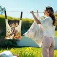 thumbnail image 2 of SEANATIVE Sunflower Horse Clothes Pin Bag Soft Clothes Pin Hanging Bag Fashion Clothespin Organizer Bag Portable Clothespin Storage with Large Opening Clothespin Storage 12 x 14.5 Inch, 2 of 7
