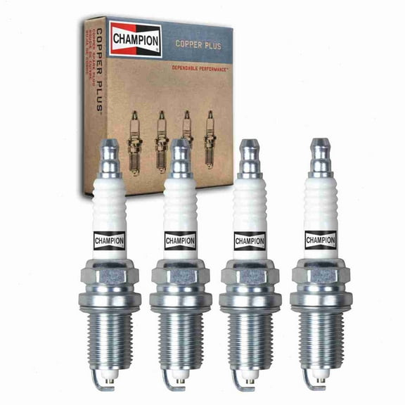 4 pc Champion Copper Plus Spark Plugs compatible with Dodge Avenger 2.4L L4 2008-2014