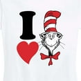 thumbnail image 3 of Dr. Seuss - Valentine's Day with Cat In The Hat - Women's Short Sleeve Graphic T-Shirt, 3 of 6
