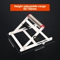 thumbnail image 3 of Adjustable Cutting Machine Support Frame Table Saw Stand Height Adjustable Metal Cutting Machine Work Support Stand Material Support Frame Cutting Machine Attachment, 3 of 9