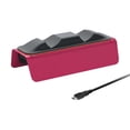 thumbnail image 1 of Matsuzay Estación de carga de mango funcional Base de carga de mango potente Estación de carga de controlador rápido Compatible para PS5 Videojuegos y accesorios Rojo, 1 of 1