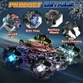 thumbnail image 4 of Remote Control Cars, RC Cars Toys for 5 6 7 8 9 10 Year Old Boys Girls, Gesture Sensing RC Stunt Car, Double Sided Race Car with Cool Lights for Boys Kids Age 8-12 Outdoor Toys Birthday Gifts, 4 of 10