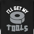 thumbnail image 3 of Instant Message - I'll Get My Tools - Men's Crew Neck Fleece Pullover, 3 of 6