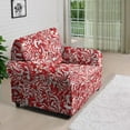thumbnail image 3 of XYZCANDO Christmas Candy Couch slipcover for 1 Cushion Stretch Club Chair slipcover Washable Furniture Cover Cute Cover for Sofa, 3 of 6