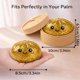 thumbnail image 3 of Juguete squishy LEGEOS de dumpling con glitter para aliviar el estrés, 8,5 cm, 3 of 6