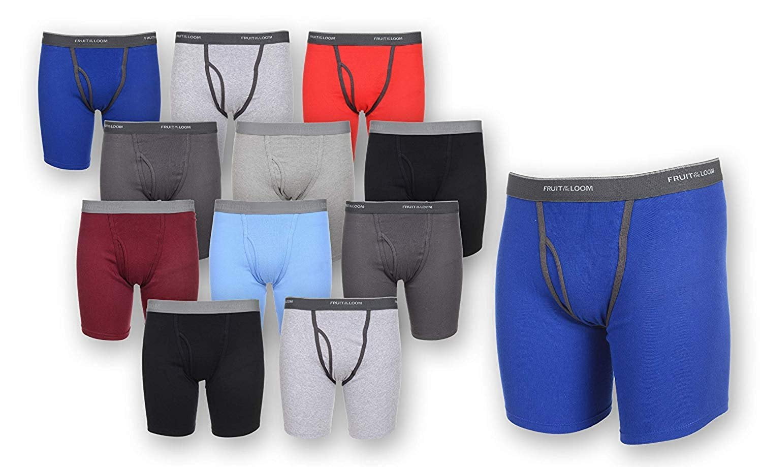 Fruit of the Loom mens Tag-free Cotton Briefs Underwear, 6 Pack