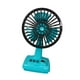 thumbnail image 5 of Mini ventilador de mesa de escritorio, ventilador personal de diseño retro, eléctrico, recargable, compacto, refrigeración por , portátil para el azul, 5 of 8