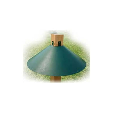 Audubon Wrap Around Steel Squirrel Baffle in Green