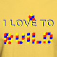 thumbnail image 3 of CafePress - I LOVE TO BUILD Light T Shirt - Men's Classic Graphic T-Shirt, 3 of 4