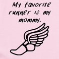 thumbnail image 2 of CafePress - My Favorite Runner Is My Mommy Body Suit - Baby Light Bodysuit, Size Newborn - 24 Months, 2 of 4