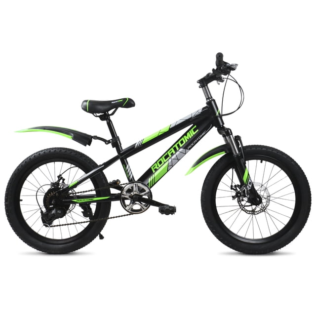 ROCATOMIC | Bicicleta Diamond | Rodada 20 | 7 Velocidades | Frenos de Disco mecánicos LTWOO A2 | Bicicleta de montaña | Infantil Niños Niñas