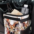 thumbnail image 6 of Floral Animal Foldable Mini Car Trash Can with Lid and Leak-Proof Hanging Storage Bag, 6 of 6