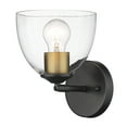 thumbnail image 5 of Golden Lighting Roxie 1-light Wall Sconce in Matte Black, 5 of 7