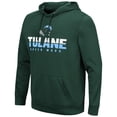 thumbnail image 2 of Men's Colosseum Green Tulane Green Wave Lantern Pullover Hoodie, 2 of 3