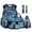 Cat Star Cloud, variant on Xoenoiee Cat Cloud Star Print 6 Pack Backpack Set for Kids Girls 17 In Preschool Backpack with Lunch Box Pen Case Water Bottle Sleeve Bookmark Keychain Large Capacity Kindergarten School Bookbag