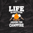 thumbnail image 4 of Inktastic Life is Better Around The Campfire Boys or Girls Baby Bodysuit, 4 of 5