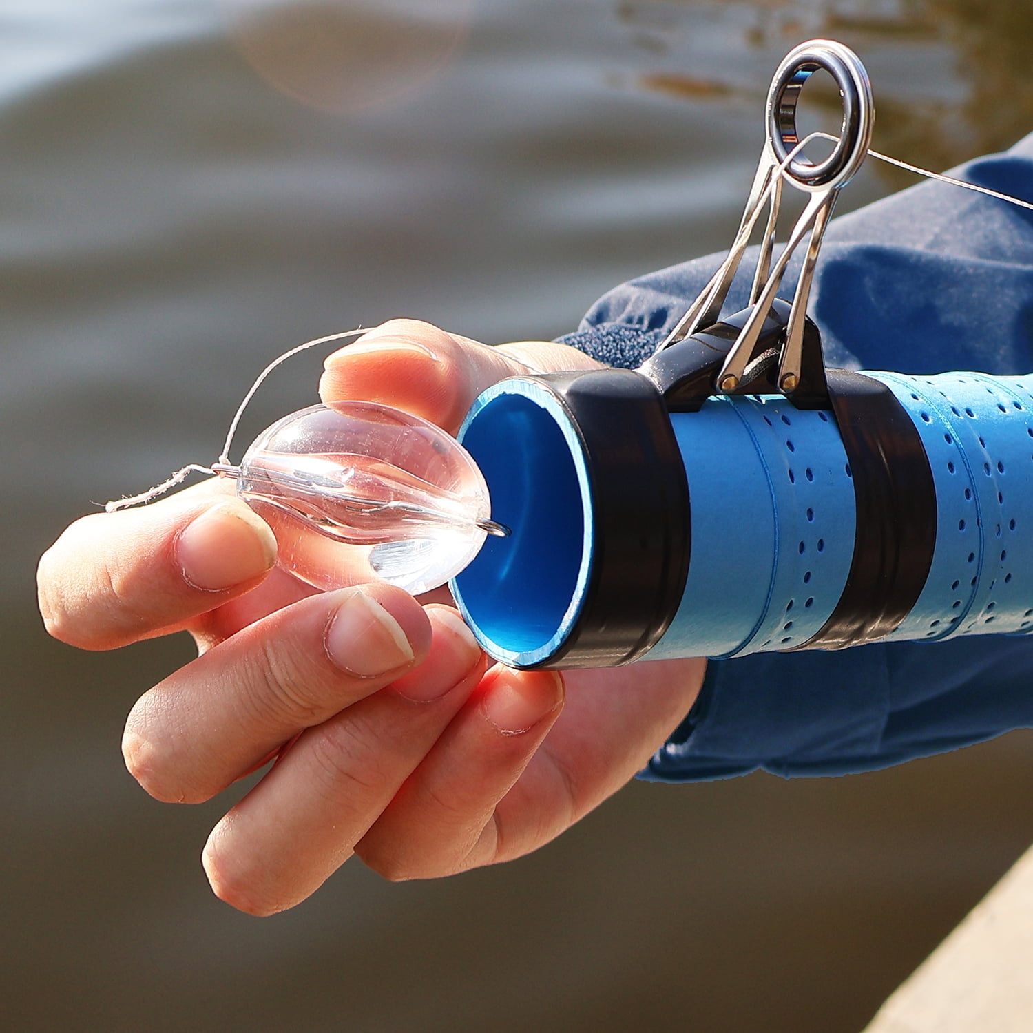 Clianle Catapult Fishing Rod, Portable Shooting Bait Fishing Tool, Excellent Equipment for Wilderness Hunting