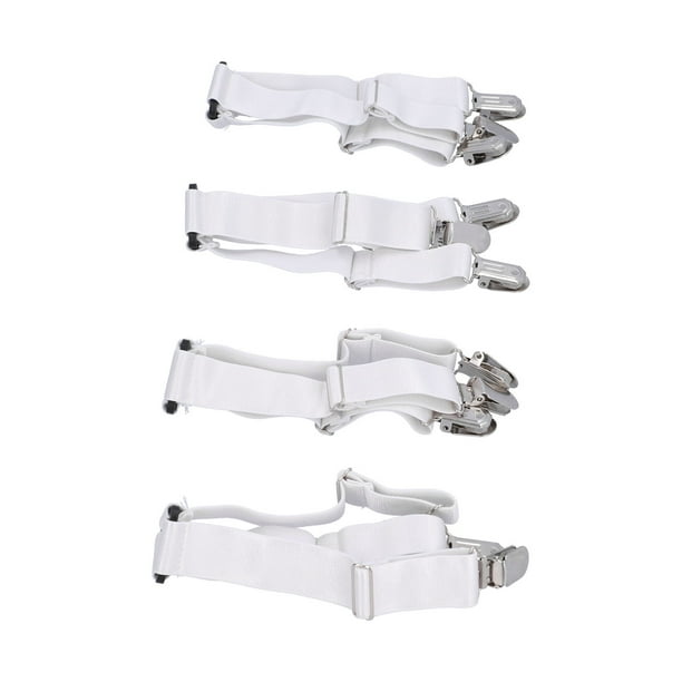 Pinzas para sábanas, 4 piezas, soporte para sábanas, soporte para funda de colchón, pinza para sábanas, características mejoradas