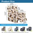 thumbnail image 3 of Renewold Western Cowboy Dachshund Sofa Recliner Cover Soft Breathable Cover for Recliner Chair 4 Pieces Non-Slip Lazy Boy Chair Slipcover with Elastic Straps and Side Pocket, 3 of 8