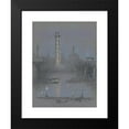thumbnail image 2 of Joseph Pennell 18x24 Black Modern Framed Museum Art Print Titled - Shot Tower with Night Lights, from Embankment (1880), 2 of 5