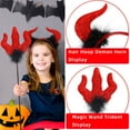 thumbnail image 4 of Halloween Headband Wand Set Children's Holiday Party Decoration Supplies Red Fiend Horn Weapon Wand, 4 of 5
