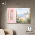 thumbnail image 5 of Mediterranean Pink Canvas Spring Color Prints by Art Remedy, Gold Frame, 54 x 36, 5 of 7