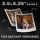 Polaroid Papier Photo d'Impression ZINK Premium de 3,5 x 4,25 Pouces (20 Feuilles) - Compatible avec l'Appareil Photo Instantané POP – image 4 sur 5